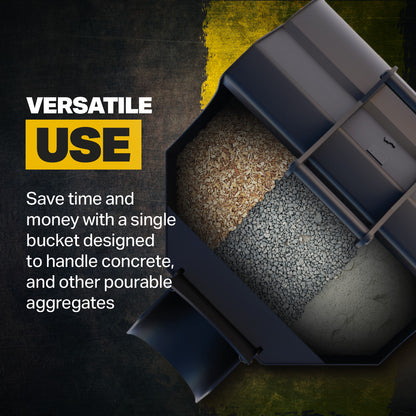 S45 Tilt Rotator Concrete Pouring Bucket, Product Infographic 3