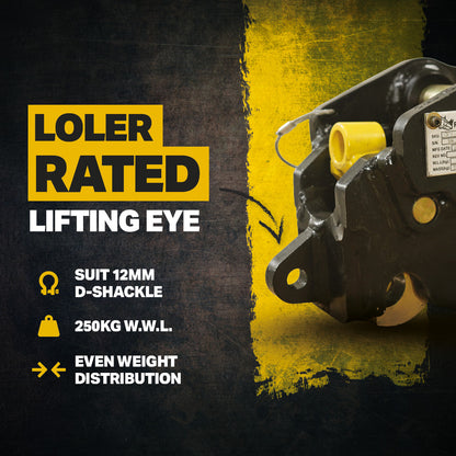 Sany SY35 Manual Quick Hitch