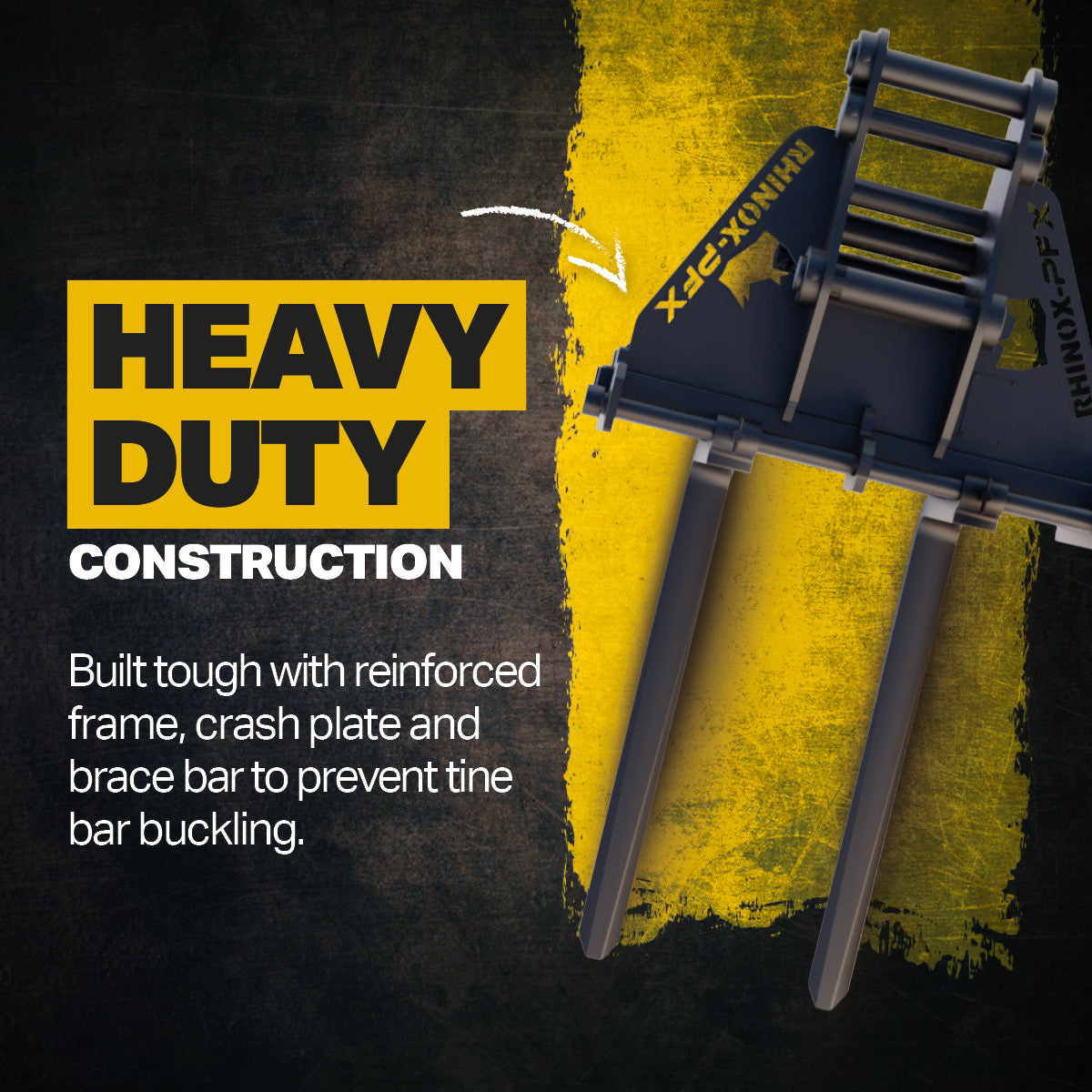 S45 Tilt Rotator Pallet Forks, Product Infographic 3