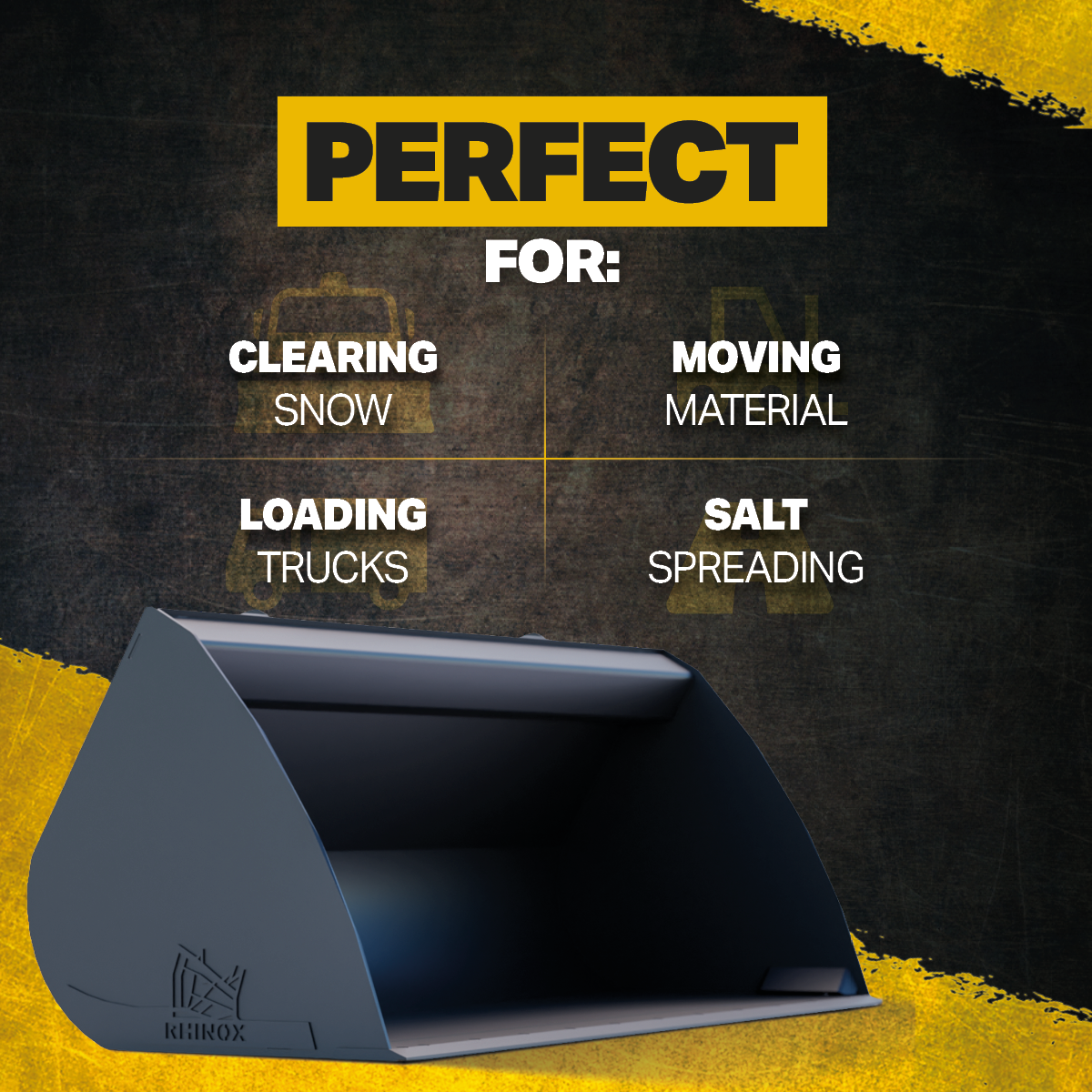 JCB Q-Fit Telehandler Bucket / Loadall Bucket - 90" wide / 1 cubic metre capacity product infographic 3