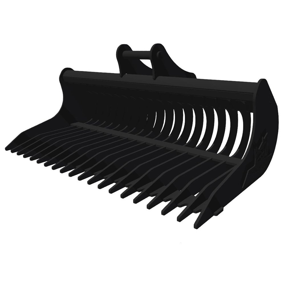 Kubota KX61-2 Rake Riddle Bucket - 48" | Rhinox Group UK