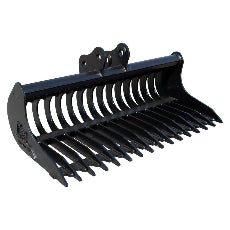 Volvo EC15B Rake Riddle Bucket - 36"