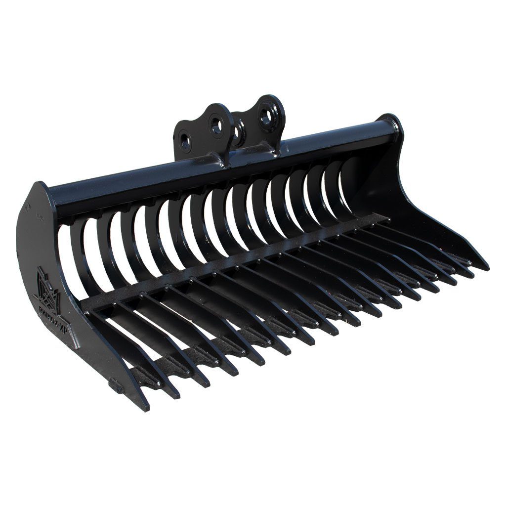 Hitachi EX15 Rake Riddle Bucket - 36" | Rhinox Group UK
